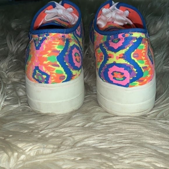 Rocket Dog Baker Electric Boogie Platform Sneakers Multi Color Woman’s Size 11 - Picture 3 of 15